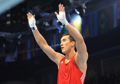 Адильбек Ниязымбетов. Фото с официального сайта ЧМ по боксу в Алматы