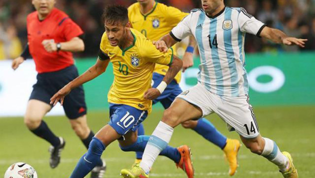 Бразилия выиграла у Аргентины в товарищеском матче
