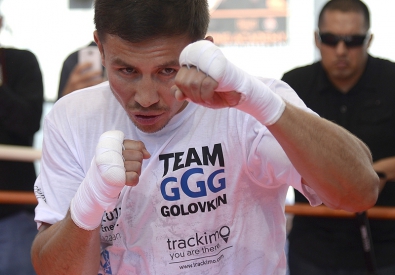 Геннадий Головкин. Фото с сайта boxingscene.com