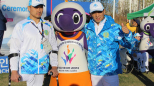 В Инчхоне подняли флаг Казахстана в преддверии Азиатских Пара игр