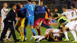 УЕФА наказал сборные Сербии и Албании за сорванный матч квалификации Евро-2016