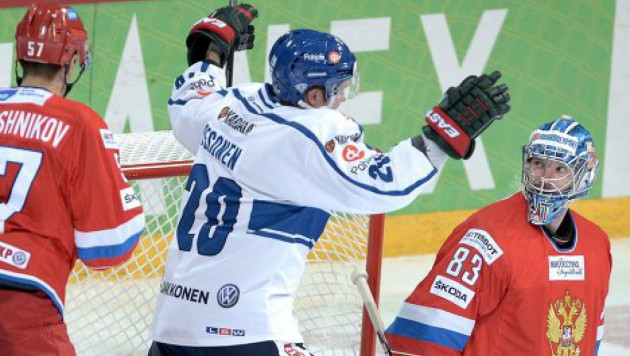 Российские хоккеисты пропустили шесть шайб от финнов на Евротуре