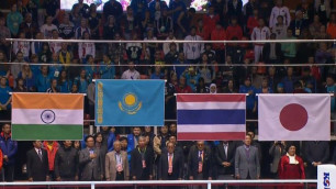 Старый гимн Казахстана прозвучал на ЧМ по боксу в Южной Корее