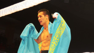 Казахстанец Рахмонов победил бразильца Винисиуса в главном бою "Битвы номадов-2"