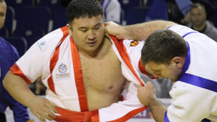 Айбек Нугымаров стал трехкратным чемпионом мира по қазақ күресі