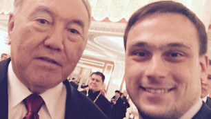 Илья Ильин сделал "селфи года" с Нурсултаном Назарбаевым