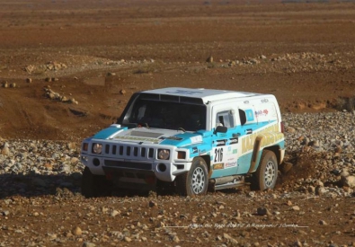 Внедорожник Юрия Сазонова и Арслана Сахимова. Фото с  официального сайта Africa Eco Race-2015 