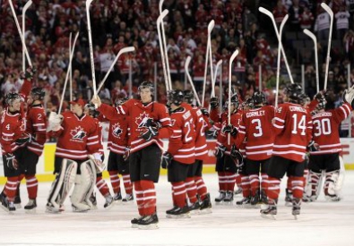 Хоккеисты сборной Канады. Фото "Р-Спорт"