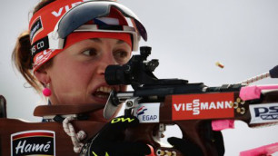 Чешская биатлонистка Виткова выиграла спринт на этапе Кубка мира в Оберхофе
