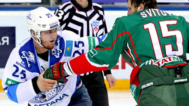 Дамир Рыспаев вошел в ТОП-5 игроков КХЛ, которые могут сломать челюсть