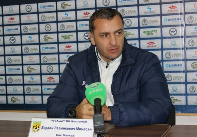 Вардан Минасян. Фото с сайта ФК "Тобол"