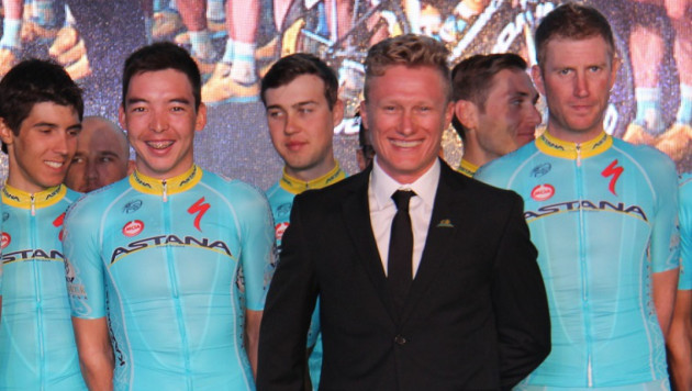 Велокоманда "Астана" в Дубае презентовала состав на сезон-2015