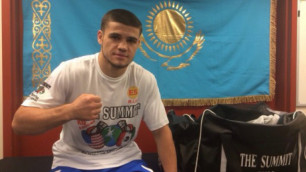 Казахстанский боксер Мадиев отправил соперника в нокаут в первом раунде