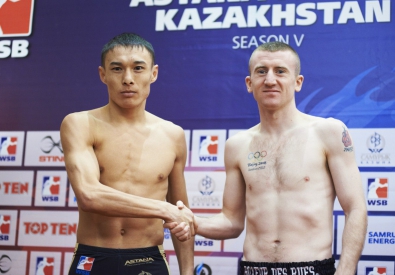 Темиртас Жусупов (слева) и Патрик Барнс. Фото из группы "Астана Арланс" Вконтакте