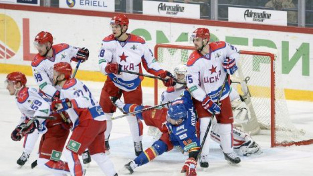 ЦСКА одержал третью победу над "Йокеритом" в 1/4 финала плей-офф КХЛ