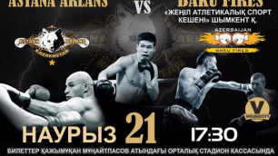 Боксеры "Астана Арланс" и "Баку Файрс" успешно прошли процедуру взвешивания перед боем WSB