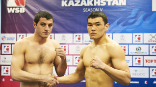 Канагат Маралов и Парвиз Багиров. Фото с официального сайта "Астана Арланс".Изтурган Алдауев