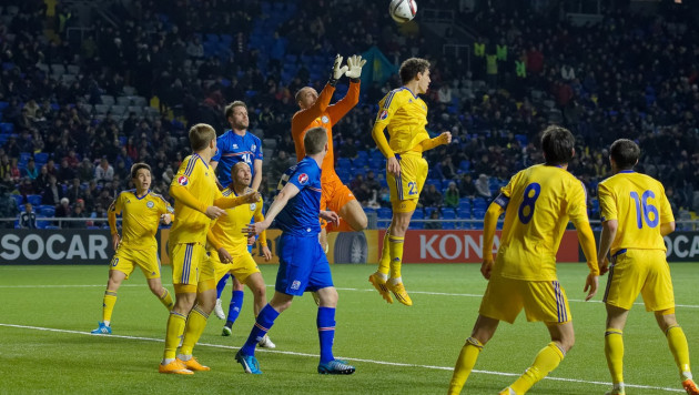 Матч с Исландией стал для Ермека Куантаева дебютным за сборную Казахстана