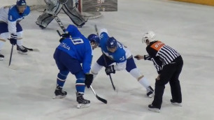 Сборная Казахстана по хоккею победила Италию в первом товарищеском матче