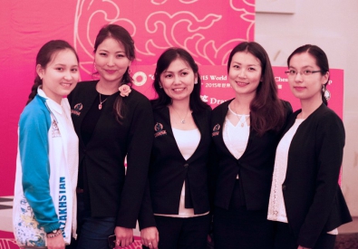 Женская сборная Казахстана по шахматам. Фото с сайта командного ЧМ в Чэнду