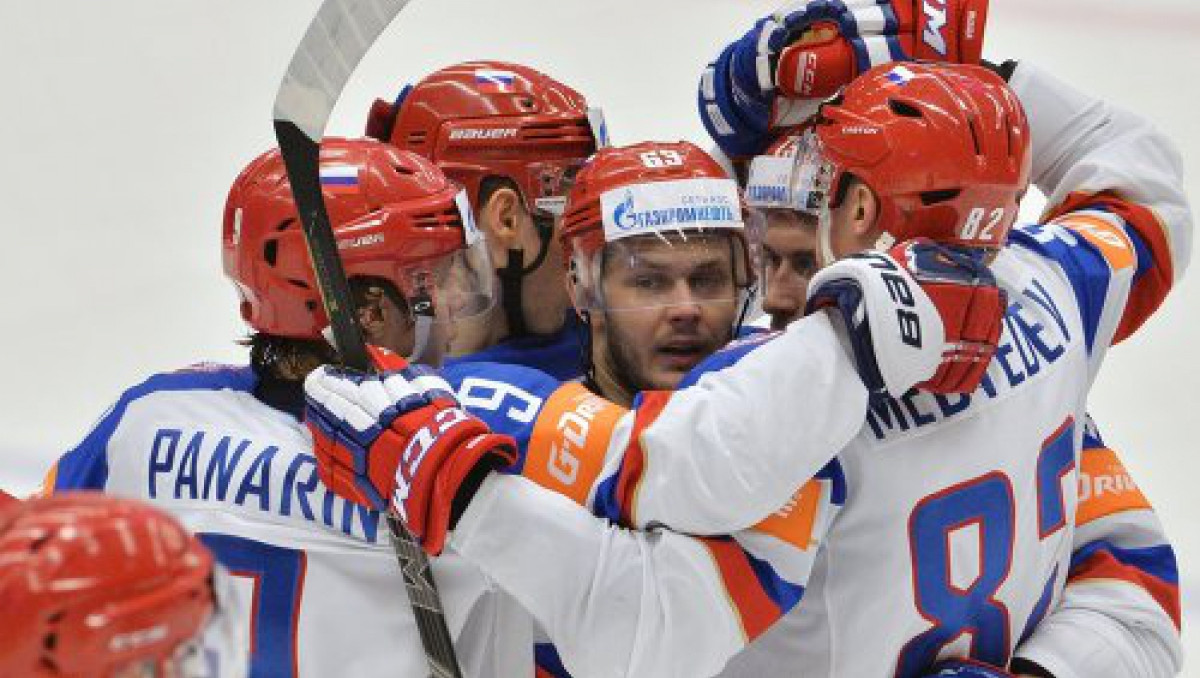 Сборная России одержала третью победу на ЧМ по хоккею