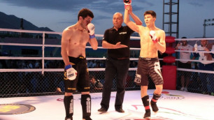 Казахстанский боец Бажимов сломал сопернику челюсть и вышел в финал чемпионата Азии по ММА