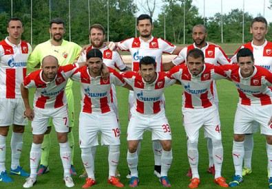 Игроки "Црвены Звезды". Фото с официального сайта клуба