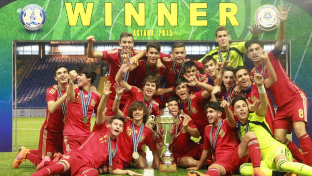 Испанские футболисты во второй раз подряд выиграли Кубок Президента Казахстана