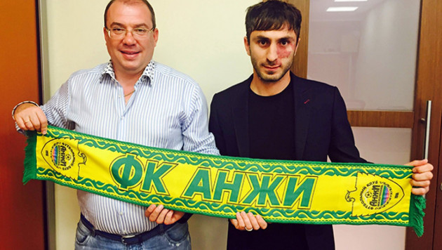 Бывший полузащитник "Тобола" Мкртчян официально стал игроком "Анжи"