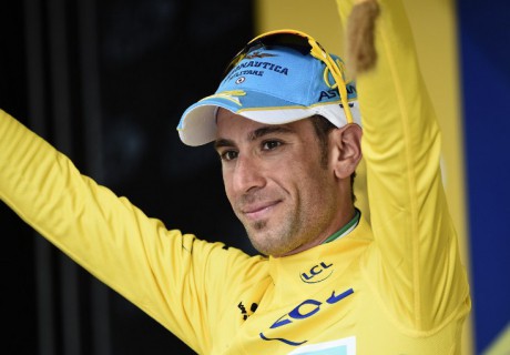 Победитель "Тур де Франс-2014" Винченцо Нибали. Фото с сайта "Астаны"