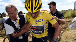 Канчеллара повредил позвоночник и снялся с "Тур де Франс"