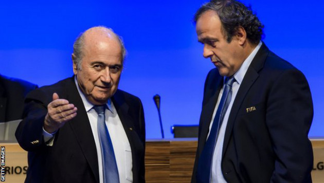 Блаттер пожелал Платини удачи на выборах президента ФИФА
