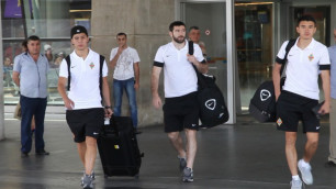 "Кайрат" прибыл в Ереван на ответный матч Лиги Европы с "Алашкертом"