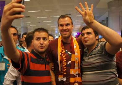 Кевин Гросскройц в Стамбуле. Фото с сайта turkish-football.com