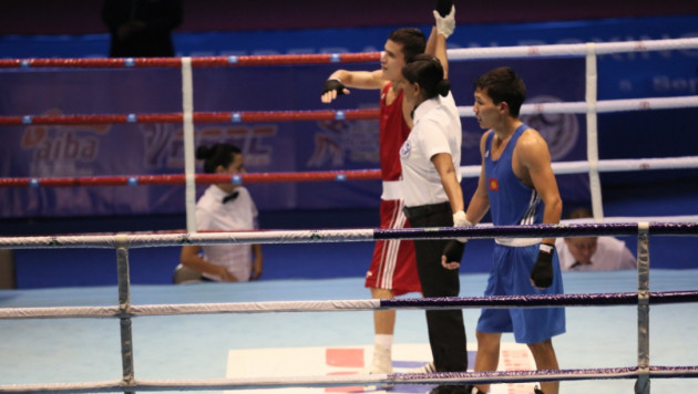 Олжас Саттыбаев победил узбека в финале чемпионата Азии по боксу