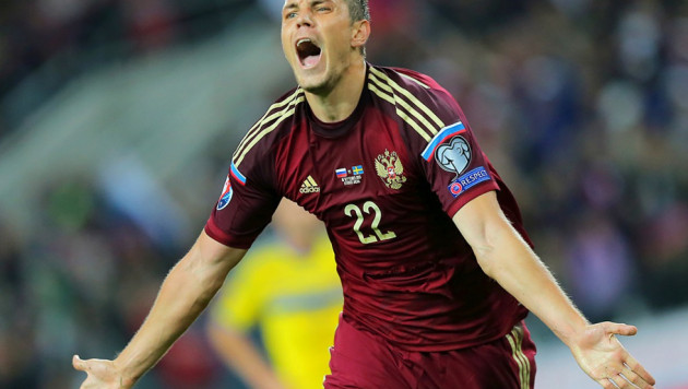 Гол Дзюбы принес сборной России победу над Швецией в матче отбора на Евро-2016