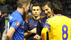 Сборная Казахстана сыграет с Исландией в желтой форме