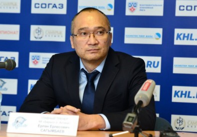Ерлан Сагымбаев. Фото с официального сайта ХК "Барыс"