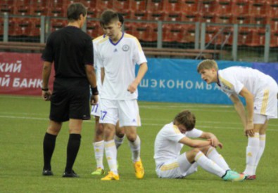 Футболисты молодежной сборной Казахстана. Фото ©Vesti.kz
