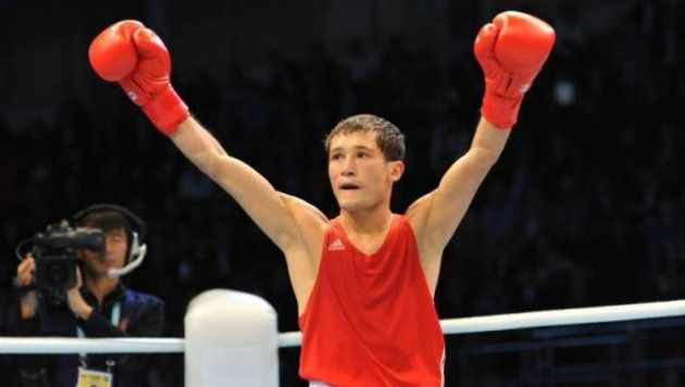 Перед чемпионским боем Жакыпова в AIBA Pro Boxing организаторы в Китае включили старый гимн Казахстана