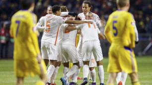 Казахстан проиграл Голландии в последнем домашнем матче отбора на Евро-2016
