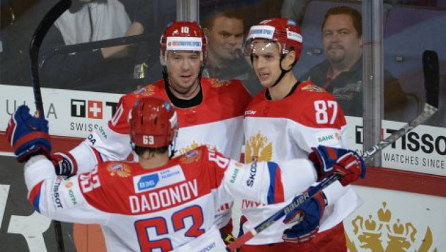 Сборная России по хоккею победила Швецию на Кубке Карьяла