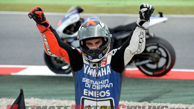 Хорхе Лоренсо выиграл этап в Валенсии и стал чемпионом мира 