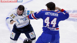 Кто победил в драке Рыспаев - Артюхин в матче СКА - "Барыс"? 