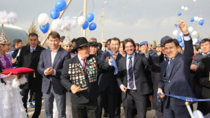 Фото с открытия шымкентской футбольной академии "Оңтүстік"