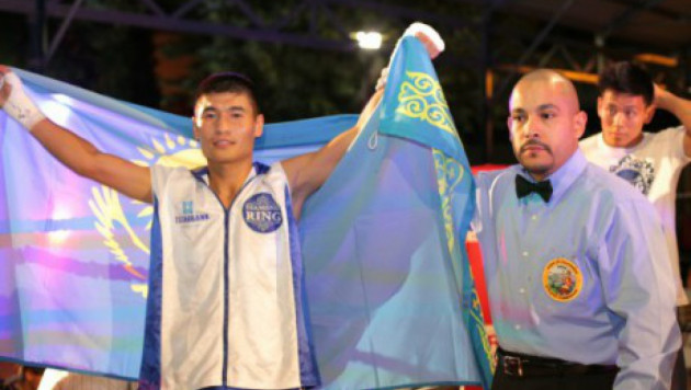 Бекман Сойлыбаев одержал седьмую победу на профи-ринге