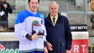 Хоккеист сборной Казахстана стал лучшим снайпером молодежного чемпионата мира