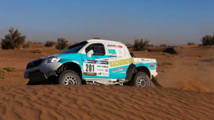 Один казахстанский экипаж сменил другой в борьбе за первое место Africa Eco Race-2016
