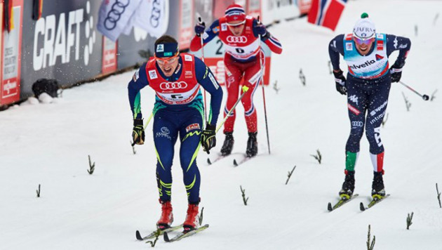 Полторанин стал 13-м в гонке на 10 километров свободным стилем на "Тур де Ски"