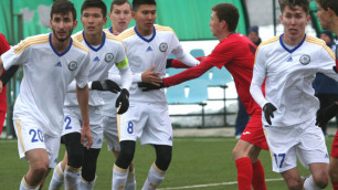 Молодежная сборная Казахстана по футболу обыграла сверстников из "Зенита"